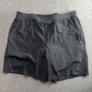 VRST Men's 7" Stealth Workout Sports Shorts Pure Black Size XL Retail $50 NWT